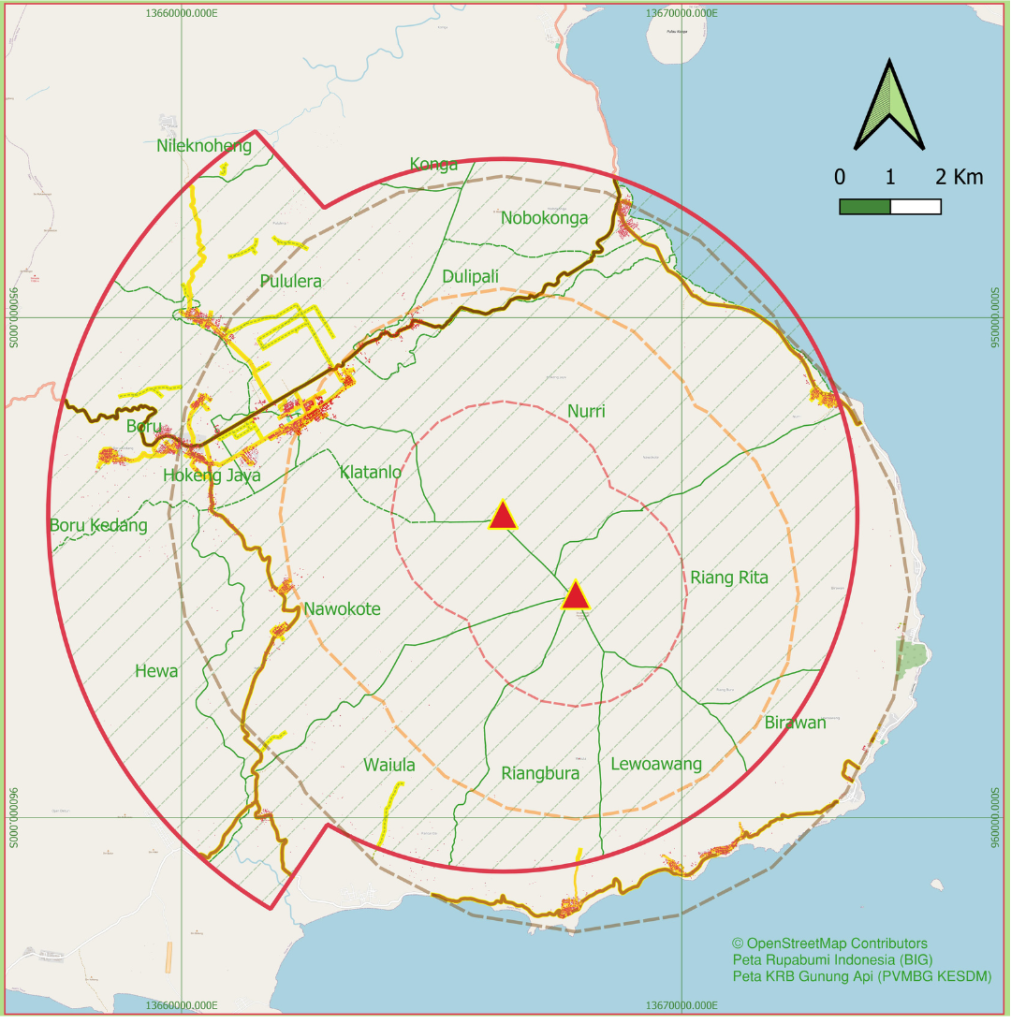 Impacted Area using Exposure Data from OSM