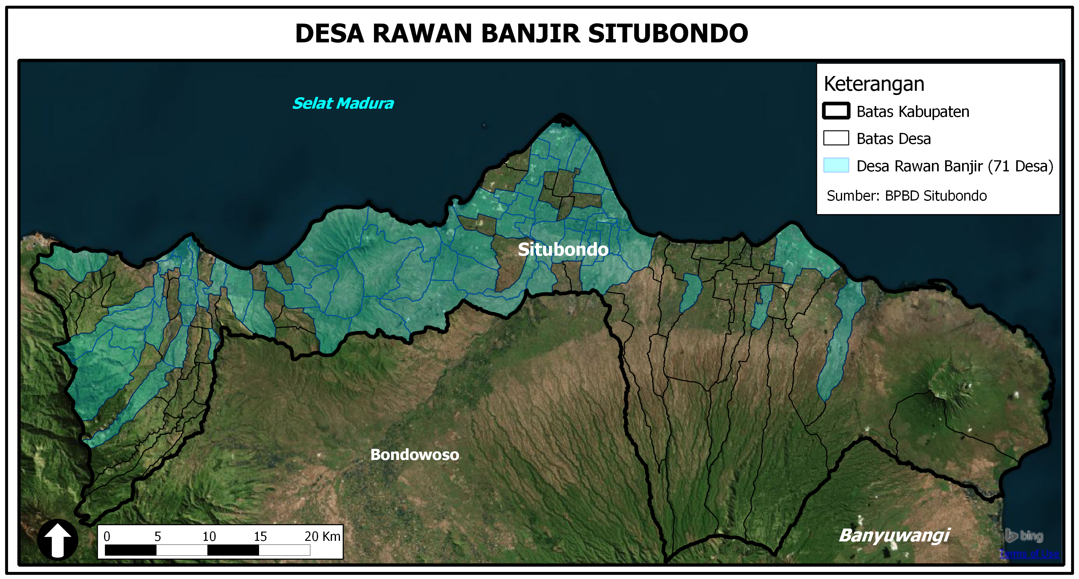 Pemetaan Lapangan untuk penyusunan dokumen Kajian Risiko Bencana di Situbondo