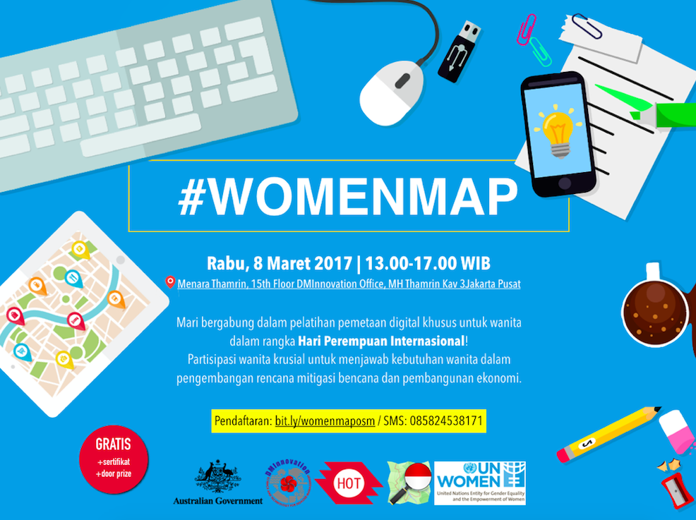 Pelatihan Pemetaan Digital untuk Perayaan Hari Perempuan Sedunia