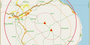 Impacted Area using Exposure Data from OSM